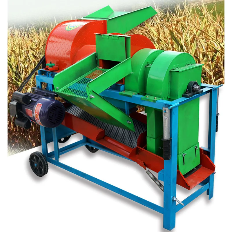 Rice Thresher: Threshing + Blower + Screening—All-in-One Multifunctional Unit with 99% Threshing Efficiency for Corn(Customized)