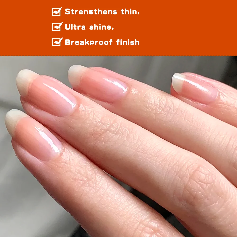 Tinovo Uno Overnight Nagelstärkungs- und Härter, normaler, klarer Nagellack, natürliches, trockenes Keratin, Basisöl, Maniküre, Nagelpflege