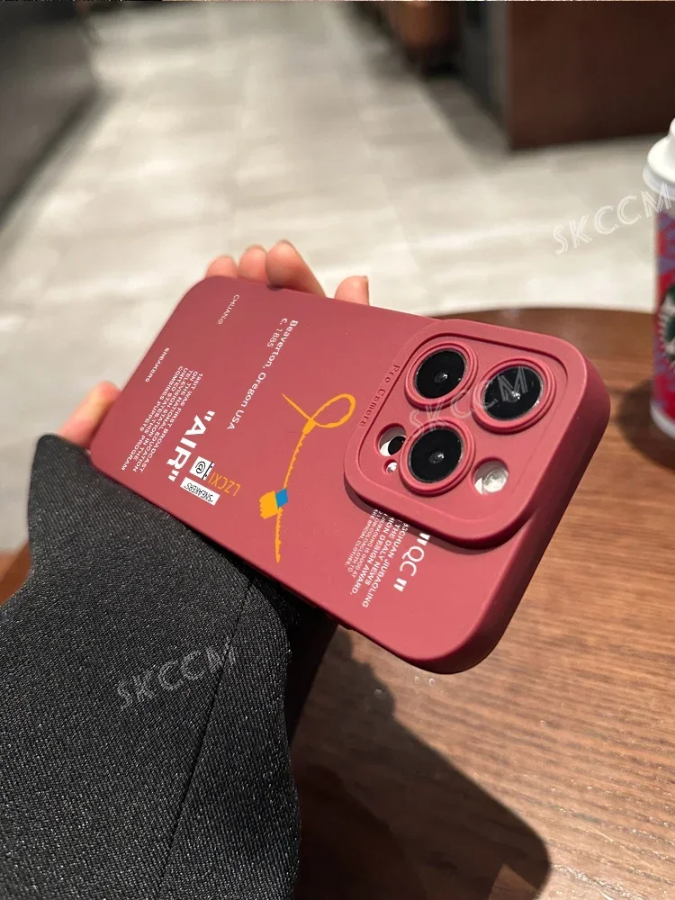 حار أحذية رياضية أحذية رياضية AlR جراب هاتف آيفون 15 14 11 برو ماكس 12 13 Mini XS XR X 7 8 Plus الأبيض التسمية الغطاء الخلفي