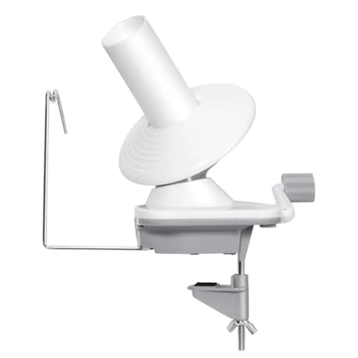 

Yarn Winder,Needlecraft Yarn Ball Winder Hand Operated,4 Ounce Capacity,Easy to Set Up and Use,Sturdy with Metal Handle