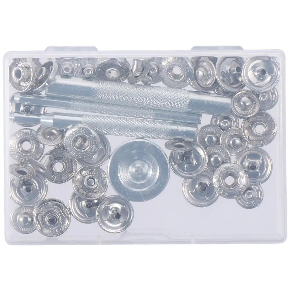 Pants Snap Button Detachable Snap Fasteners Metal Snap Buckle Four-in-one Buckle Seamless Snap Metal Installation Tools