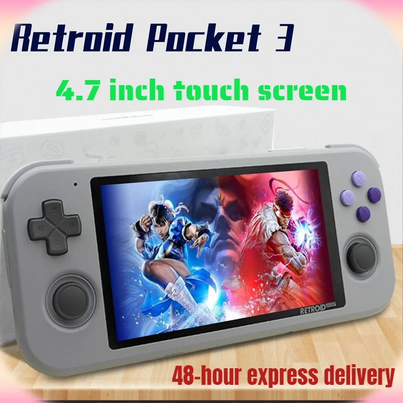 

Retroid Pocket 3 3G+32G 4.7Inch Touch Screen HD Output Steam Play Waterproof Android 11 Handheld Game Console Video Game Conso