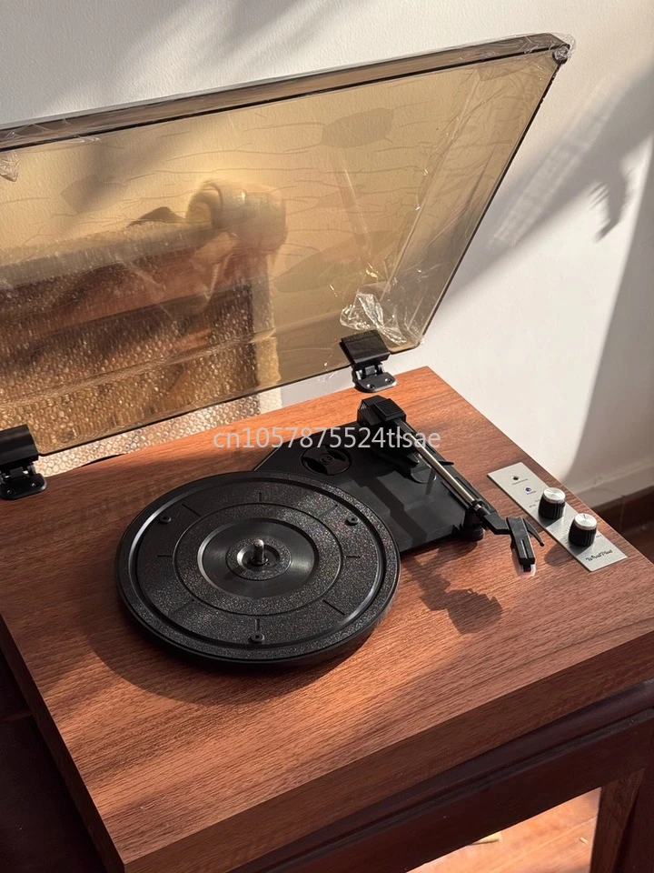Phonograph Stereo Integrated Bluetooth Speaker Gift Durable and Of High Quality Vinyl Record Player Retro