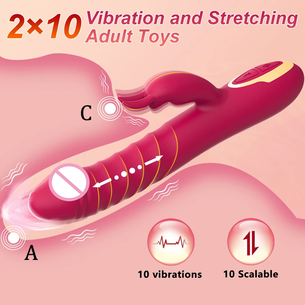 Beginner G-Spot Vibrator Thrusting Dildo Clitoris Stimulator 10 Vibration Female Masturbator Sex Toys for Couple Pleasure - view 3