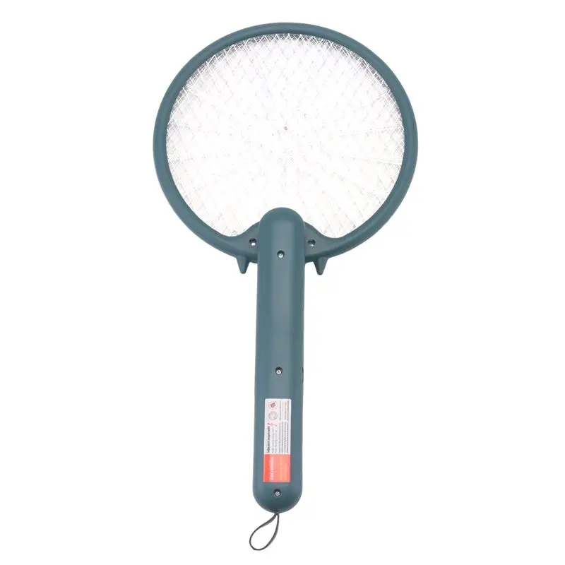 ABVI-Mosquito Swatter 3000V Electric Mosquito Racket USB Rechargeable Fly Swatter Foldable Mosquito Lamp Trap