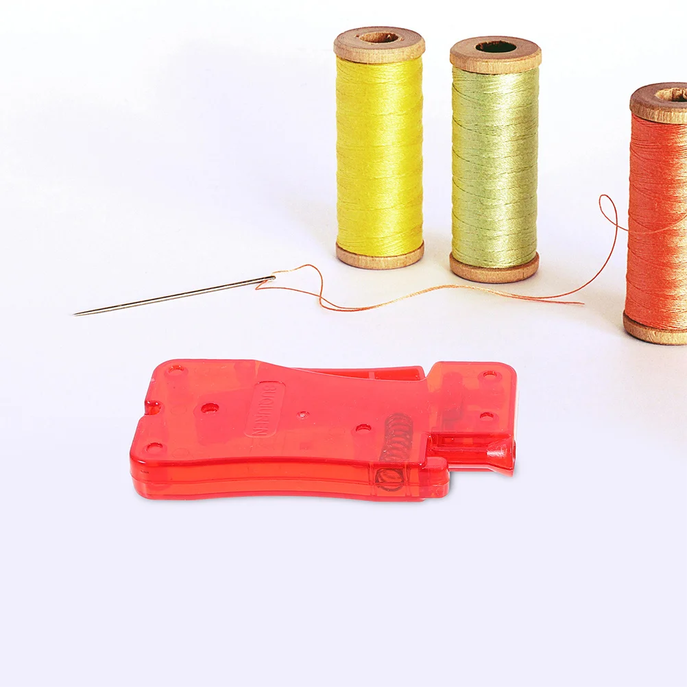 

4Pcs Needles Threader Automatic Tool Quick Sewing Threader for Hand Sewing Machine Needles Threading Device Embroidery