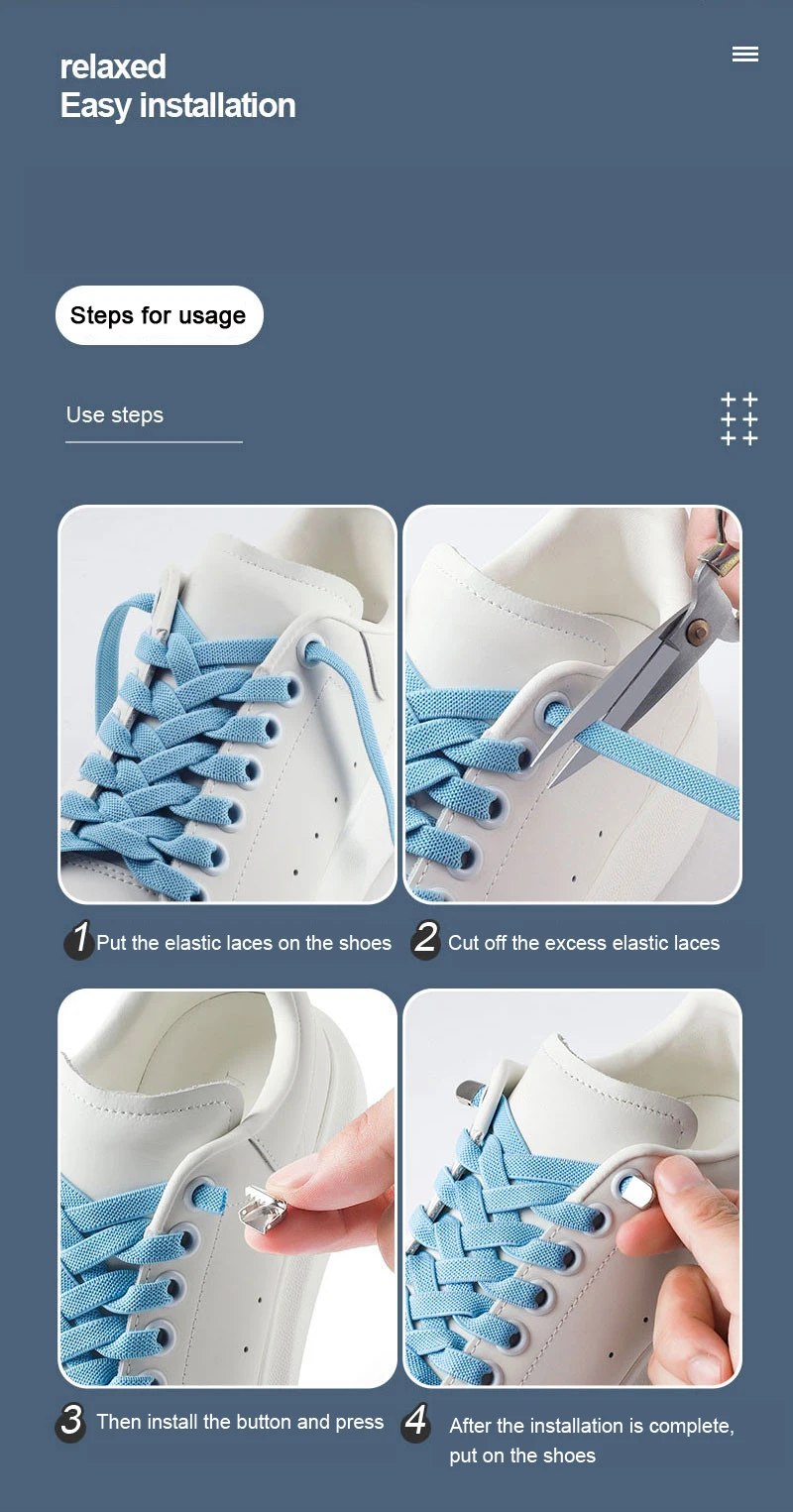 New Upgrades Widen 8MM Flat Elastic Laces Sneakers Shoelaces Without Ties Kids Adult Quick Lace Rubber Sports Shoestring 1Pair