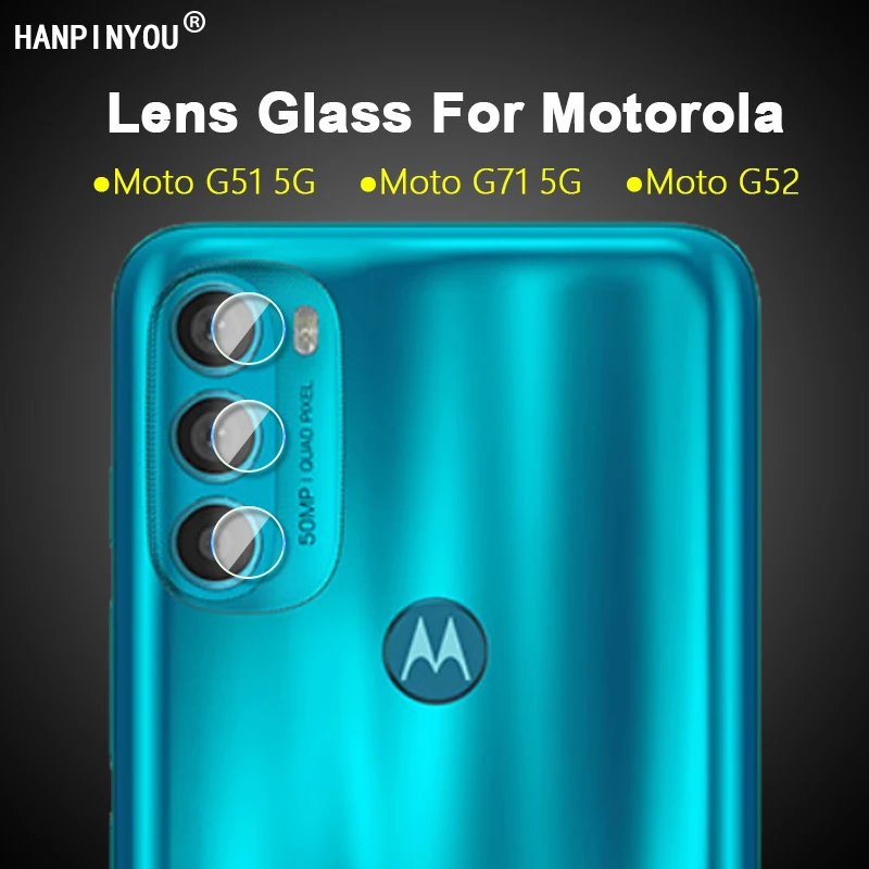 For Motorola Moto G52 G71 G51 5G Full Cover Clear Ultra Slim Rear Back Camera Lens Protector Soft Tempered Glass Protection Film