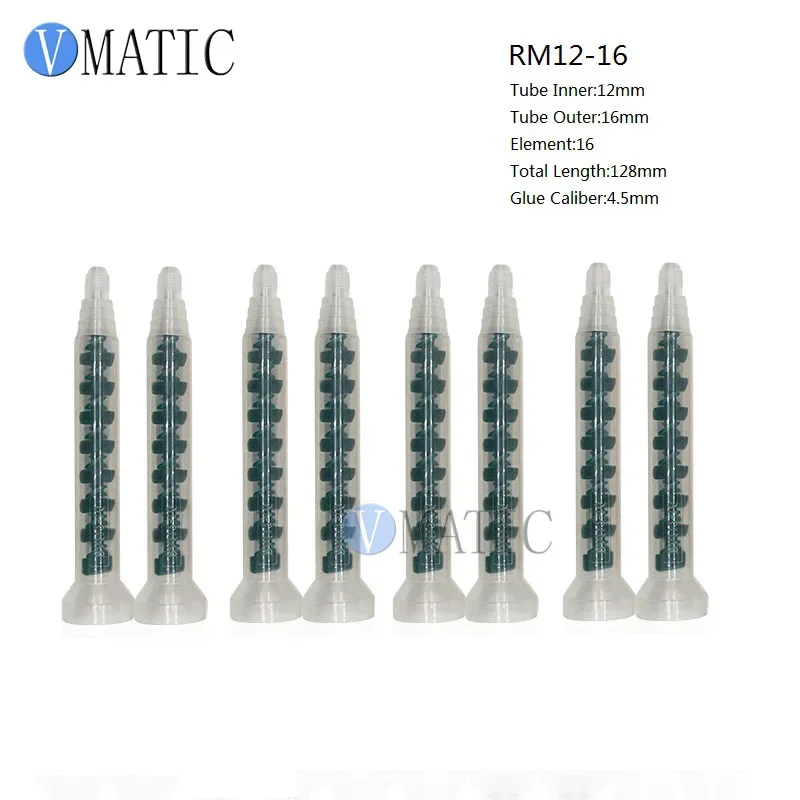 Free Shipping Quality Resin Dynamic Mixer RM12-16 Mixing Nozzles For Duo Pack Epoxies Core Pom Material