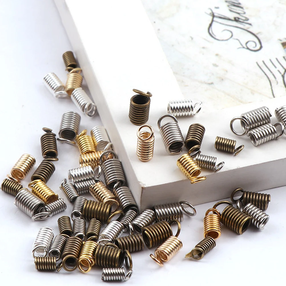 

5 Packs Necklace Clasp Accessories DIY Jewelry Connectors Slide Lock Spring Buckle