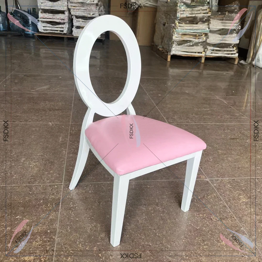 Luxury Hot Selling stainless steel little kids chair for birthday party baby show