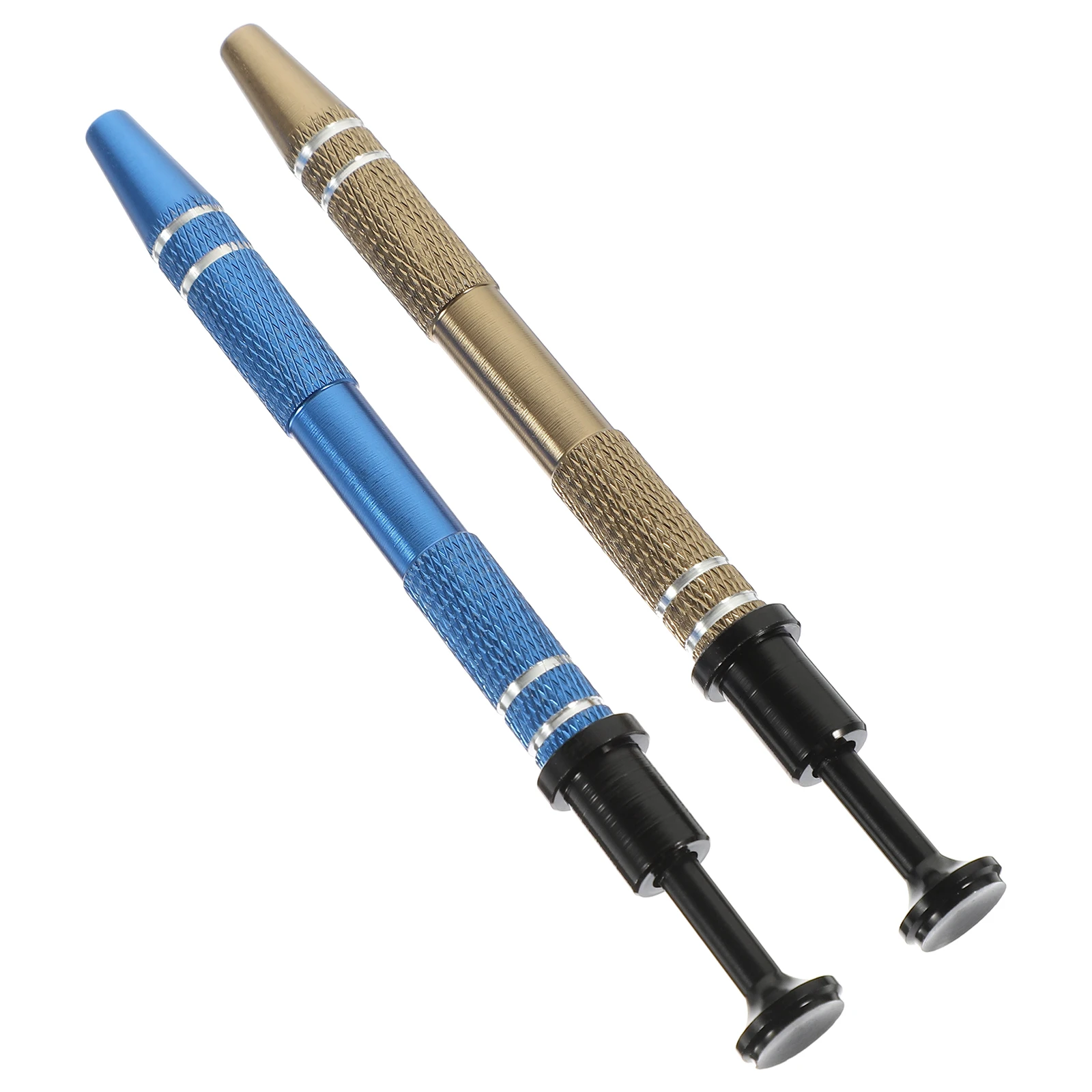 

2 Pcs 4 jaw IC Extractor Tool Aluminum Alloy Spring Assisted Precision Grabber for Small Parts screws gemstones camping hiking