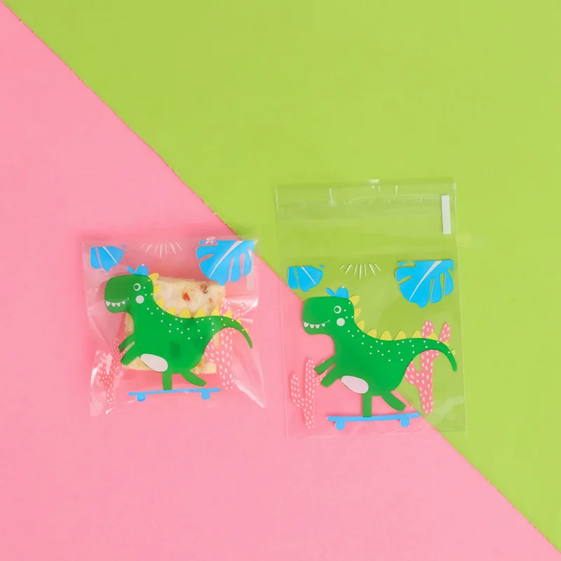 1set Dinosaur Candy Boxes Carton Cookie Bags Lollipop Holder Cards for Kids Dinosaur Birthday Party DIY Baking Packaging Supply