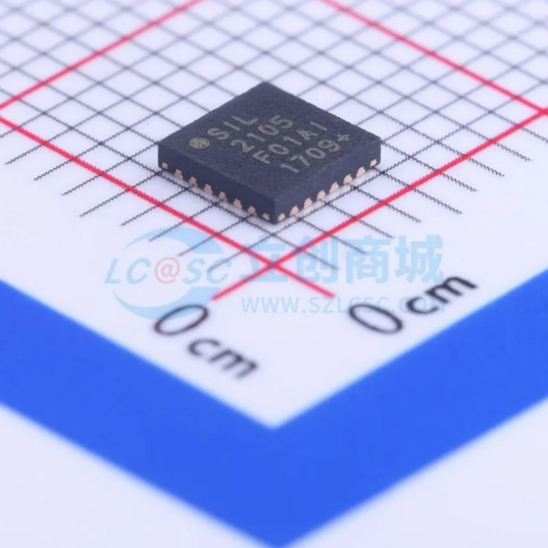 1 PCS/LOTE CP2105-F01-GM CP2105-F01-GMR SIL2105 QFN-24 100% New and Original IC chip integrated circuit