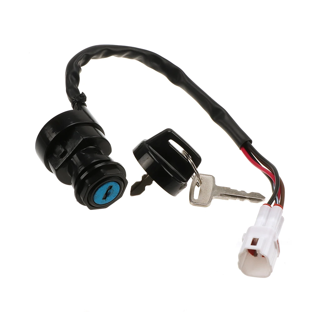 Ignition Key Switch Fit For Yamaha YFM350 Raptor 50 80 Big Bear 350 Warrior Banshee 350 YFZ350 350 Grizzly YFM700 Kodiak YFM400 view 3