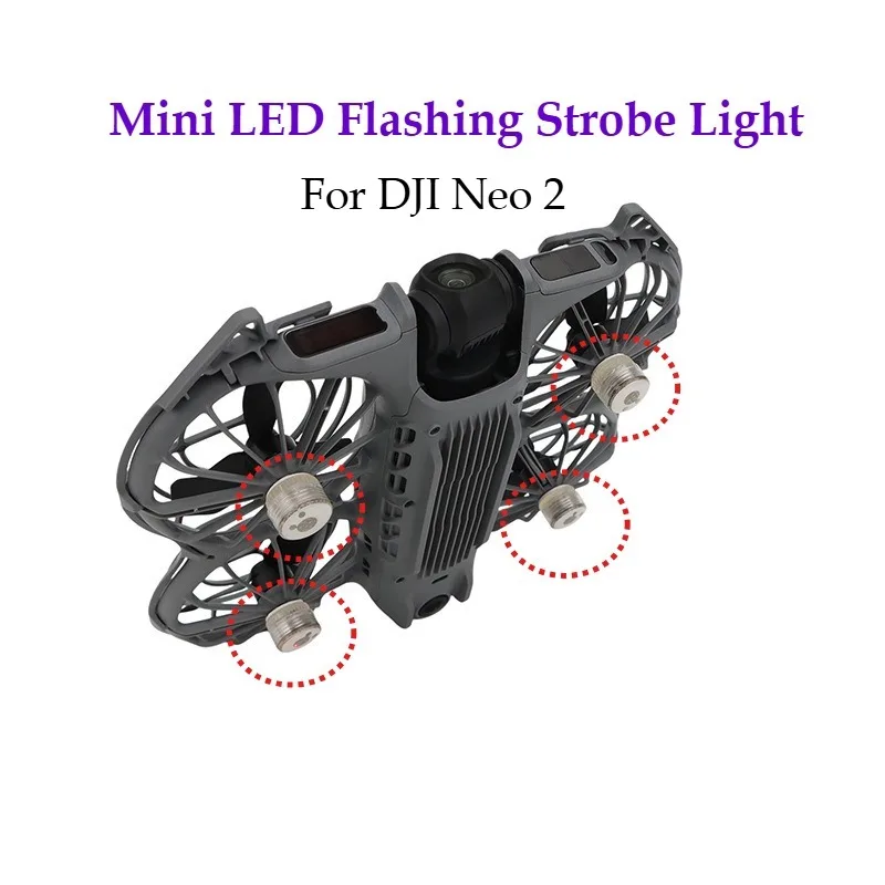 

Ночной полет дрона, маленькая вспышка для DJI Neo 2, светящийся сигнальный светильник, легкие портативные аксессуары для дронов