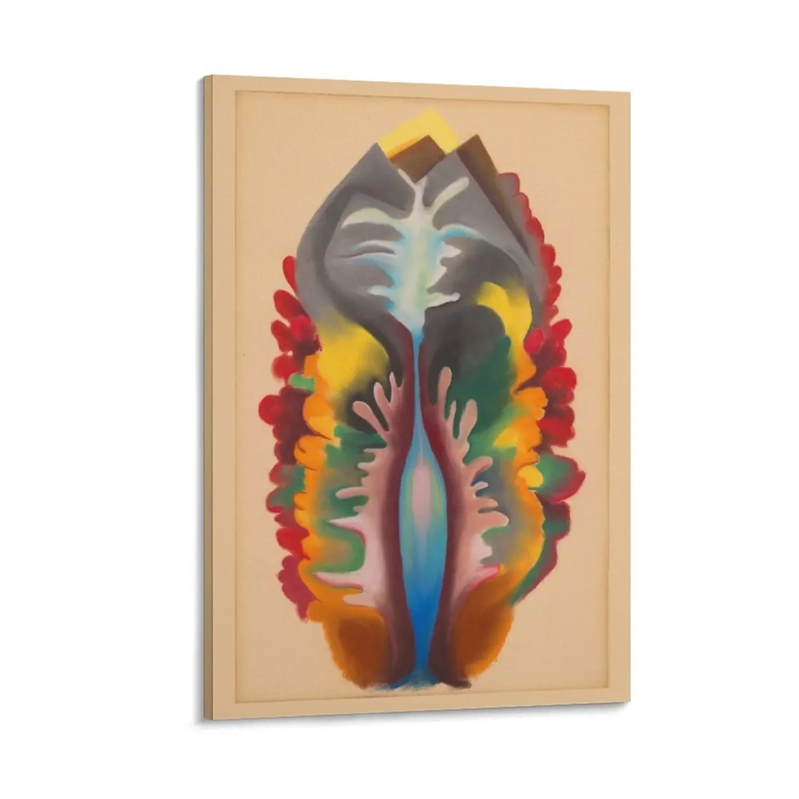 

Georgia O'Keeffe Abstraction, Seaweed and Water - Maine, 1920 Canvas Painting nordic home decor wallpapers home decor