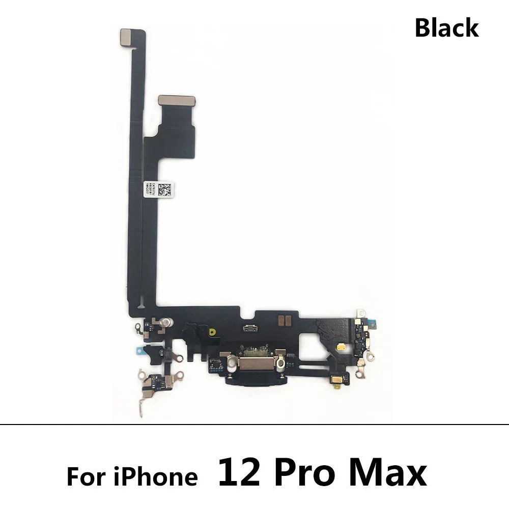 5Pcs/Lot，New For IPhone 12 Pro Max USB Charging Port Dock Charger Plug Connector Board Flex Cable With Microphone