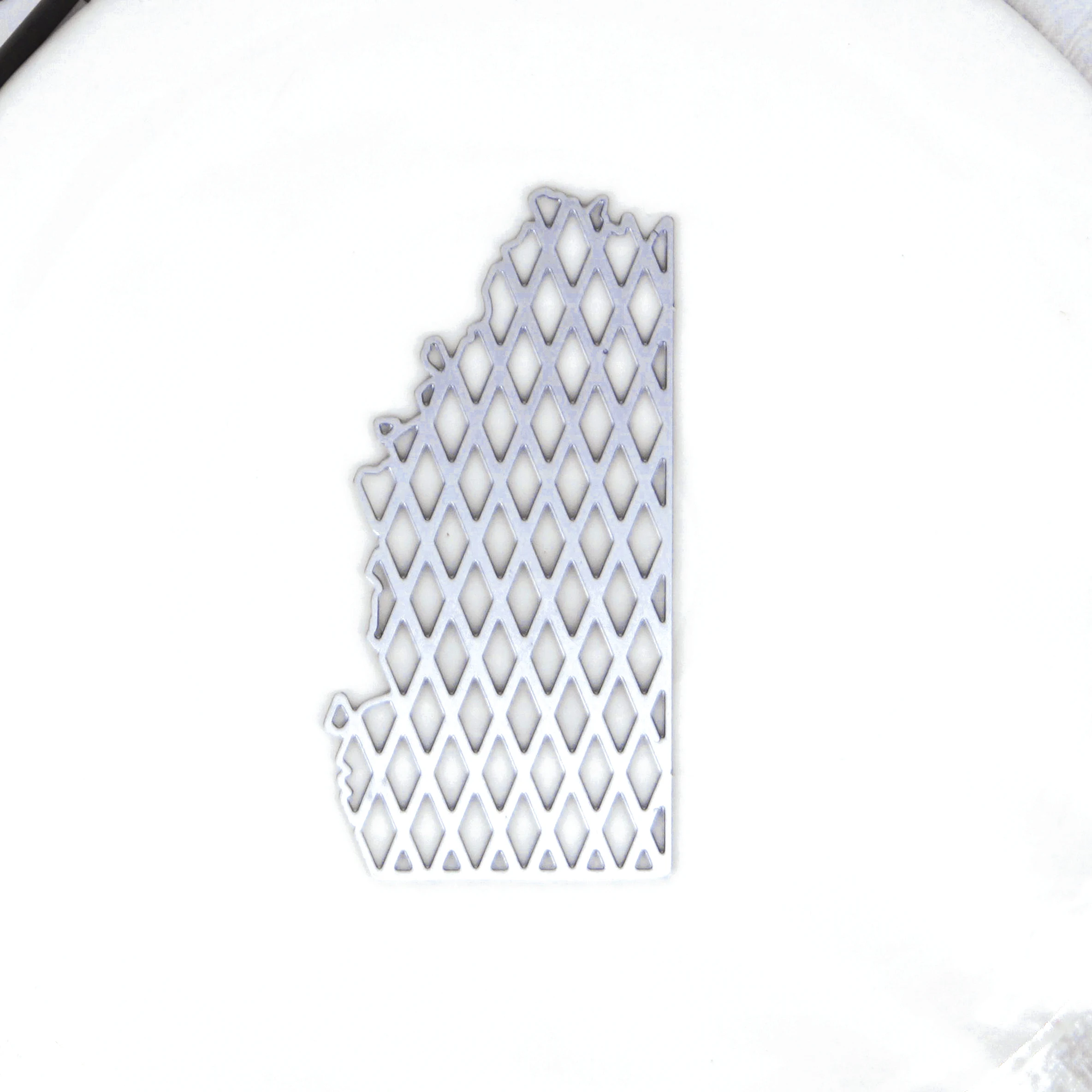 Rhombus Diamond Frame Metal Cutting Dies Cut Background Scrapbook Paper Craft Embossing Craft Decor Knife Mould Blade Punch Sten