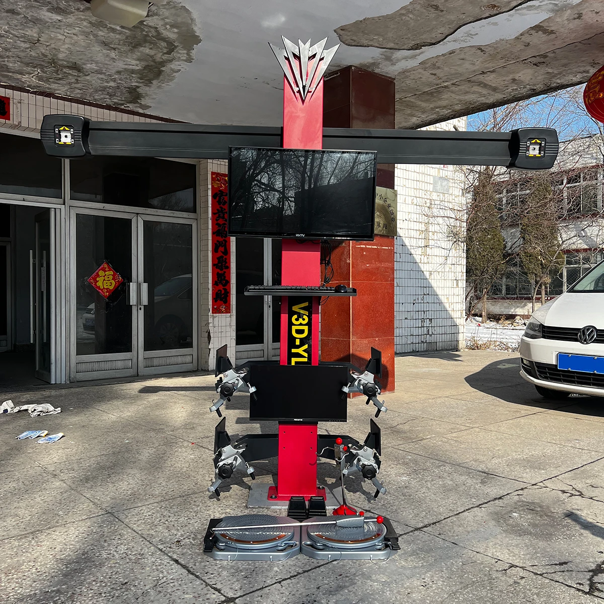 2025 NEW 3D Wheel Alignment Machine with Dual LCD Monitor High Precision Sony Camera Positioning Calibration Wheel Aligner