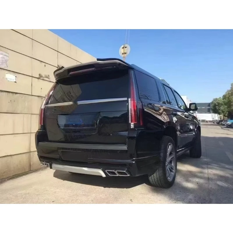 New for Escalade Body Kit Upgrade Carbon Fiber Style Front Lip Diffuser Spoiler Escalade Upgrade Features