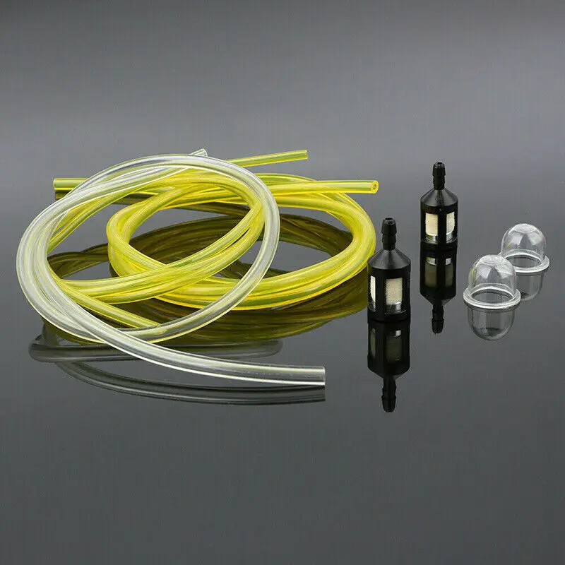 2 Fuel Filters and 2 Primer Bulbs For McCulloch Trim Mac 210 240 241 250 251 SL SL 25CC A