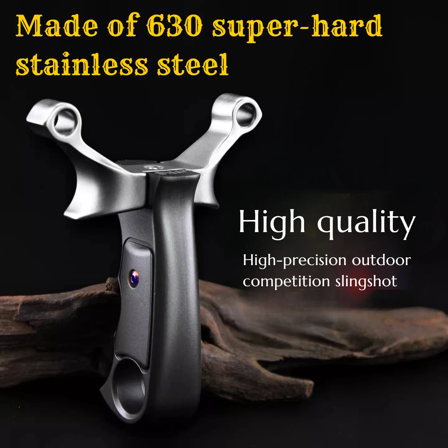 NEW High-quality Single-card Slingshot 630 Super-hard Steel 8mm Card Ball High-precision Outdoor Camping Hunting Equipment