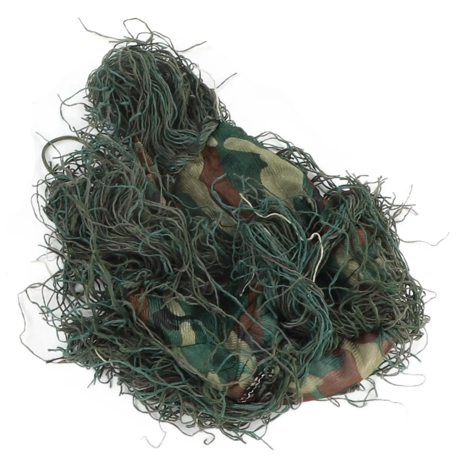 5-in-1 Green Camo Ghillie Suit for kids & Teens | Jacket, Pants, Hood, Carry Bag & Camo Tapes | Fits Height 4.3-4.9ft