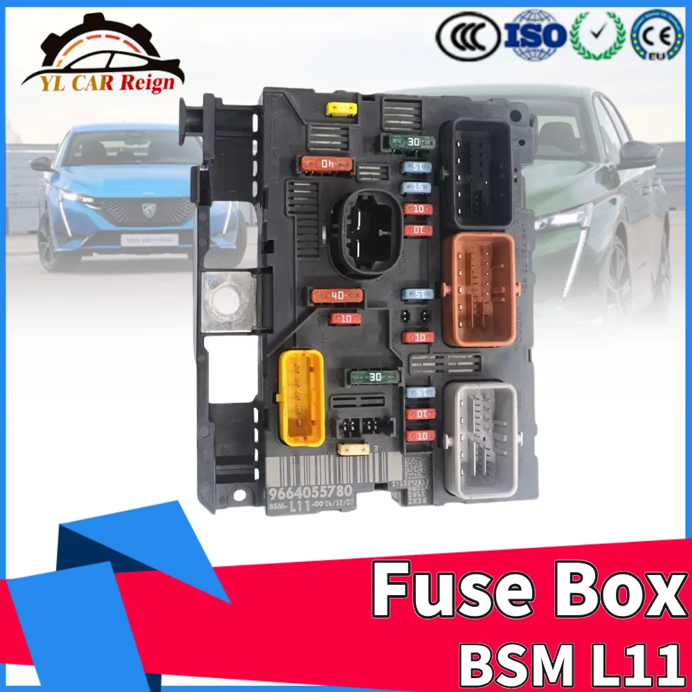 For Peugeot 207 307 Citroen C4 Original Refurbished Tested Fuse Box BSM L11 9664055780 9661087080 9661708280 9664826080