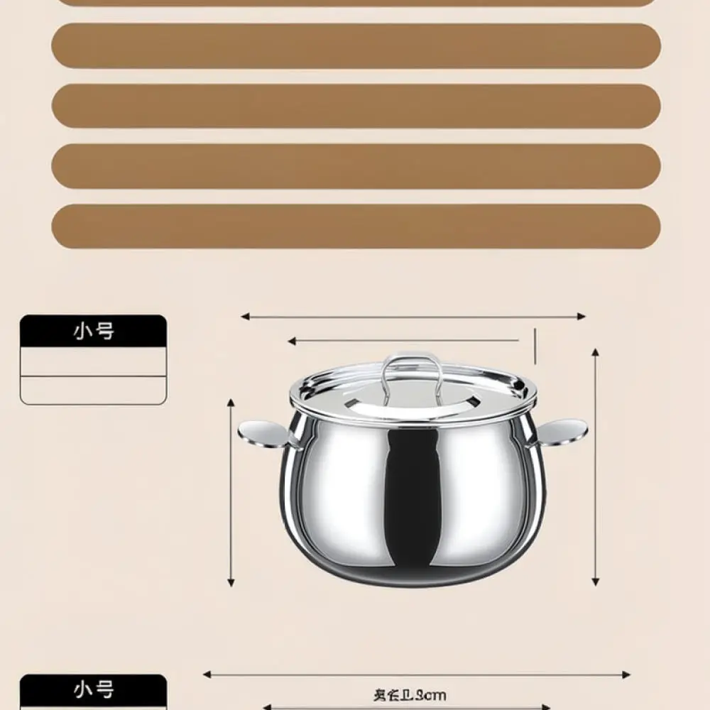 316 Stainless Steel Grease Storage Pot Kitchen Oil Container With Double Handles Minimalist Organizer Jar