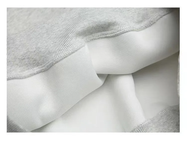 Damen Herren Hoodie, Damen Baumwoll-Sweatshirt mit Kapuze, einfarbig, lässig, locker geschnitten, langärmelig, Mädchen Jungen Kurz-Sweatshirt, Studenten-Hoodie – Detail 13