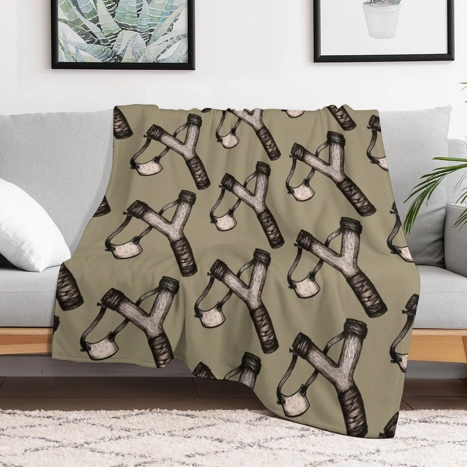 Slingshot Throw Blanket Cozy Warm Blanket for Bed Room Decor