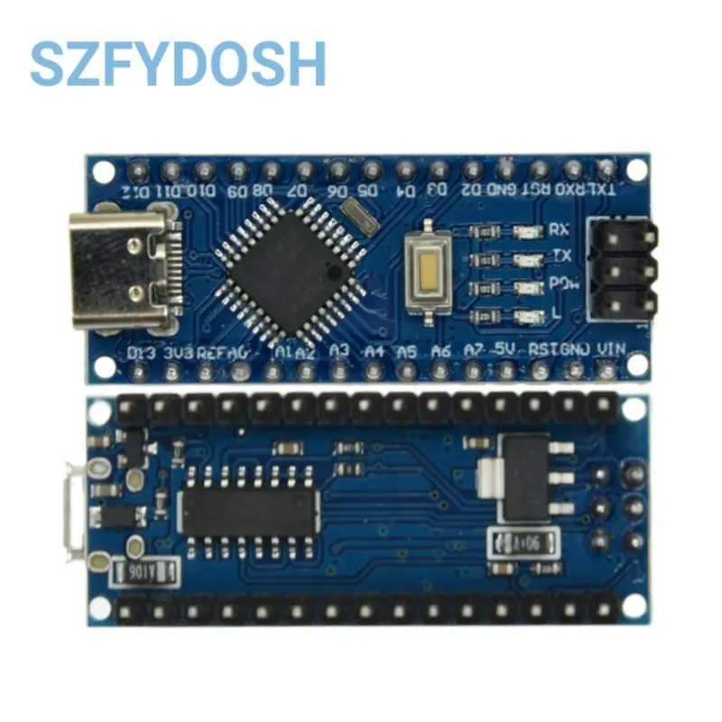 Mini / Type-C / Micro USB Nano 3.0 With The Bootloader Compatible Nano Controller For Arduino CH340 USB Driver 16Mhz ATMEGA328P