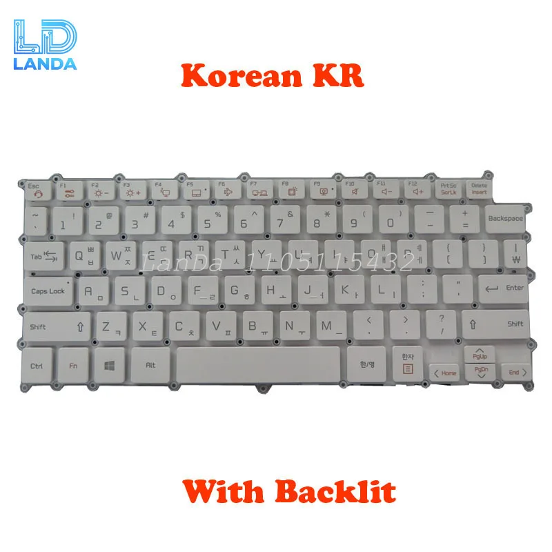 

Black White Laptop Backlit Keyboard For LG 13Z980 13Z980-B 13Z980-G 13Z980-M 13Z980-T 13ZD980 13ZD980-B 13ZD980-G 13ZD980-M -T