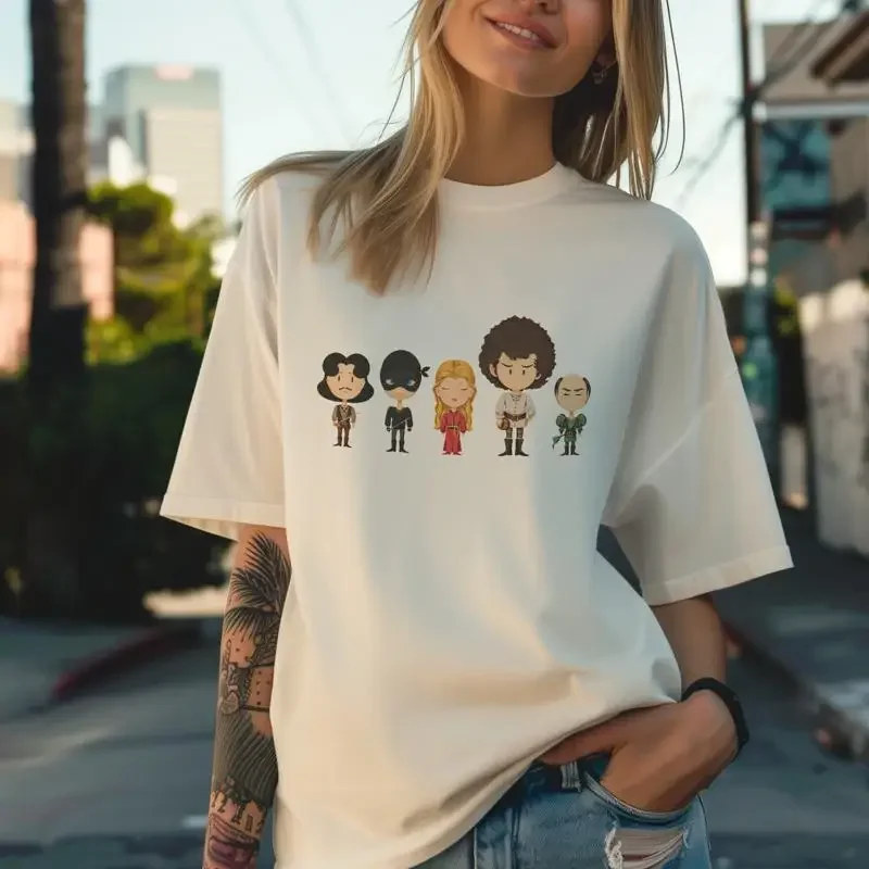 The Princess Bride T Shirt Chibi Character Classic Movie Fantasy Design