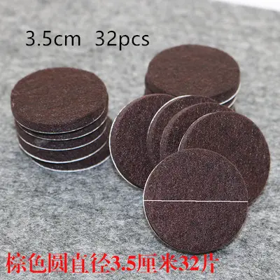 18-128 pcs Felt Chair Leg Pads 5mm Thick  Floor Scratch Protector Mat Mute Non-slip Self Adhesive DIY Furniture Accessories - Image 12
