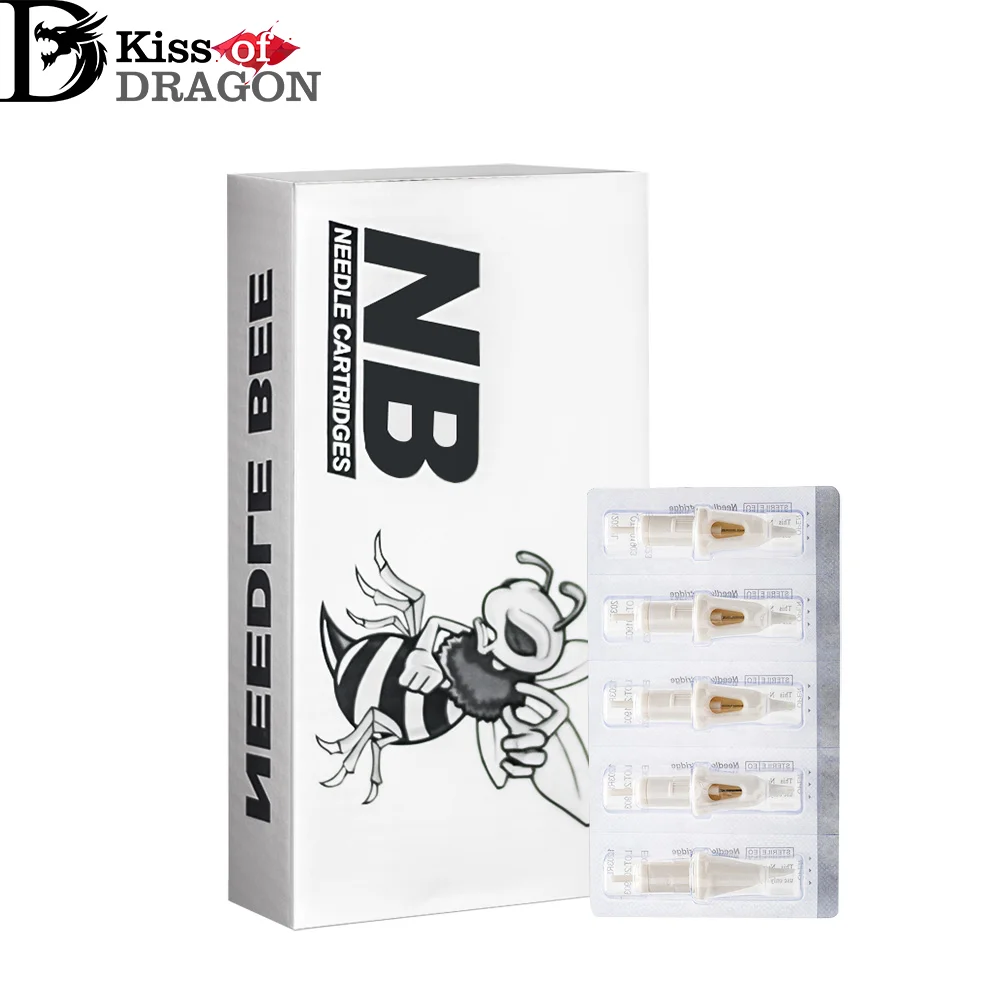 

Kiss of Dragon 20PCS mixed type Disposable Tattoo Cartridge Needle Membrane System Sterilization Safety Cartridge Tattoo Needle