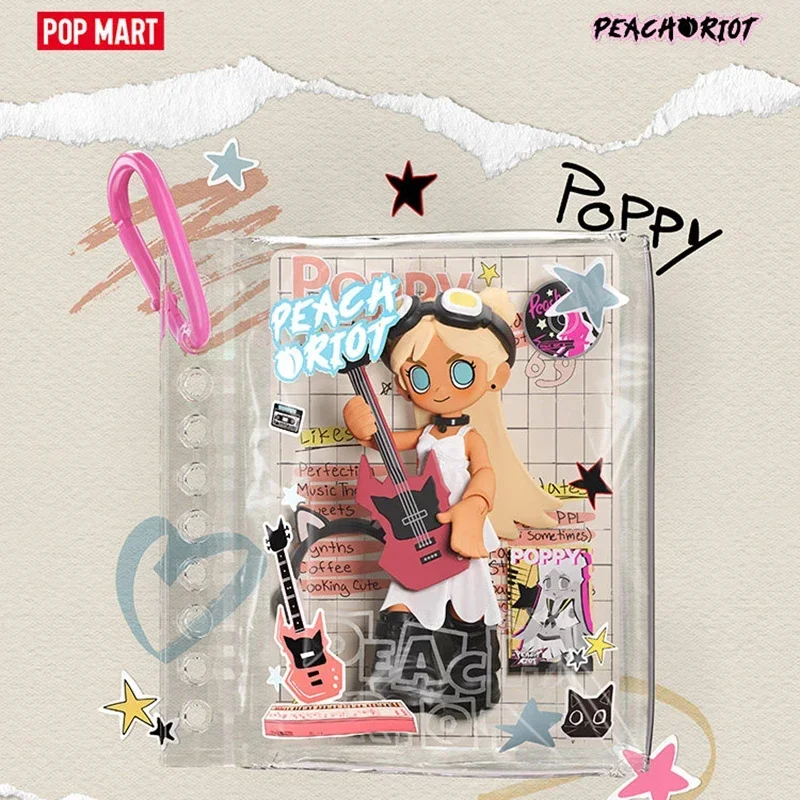 POPMART Peach Riot Carry The Music Series Block Pendant Trendy Mystery Box Anime Action Figure Blind Box Toys Model Dolls view 5