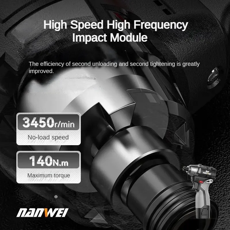 Youpin Nanwei Brushless Lithium Electric Drill 16.8V Rechargeble Electric Drill Electric Power Screwdriver 3 Speed Power Tools