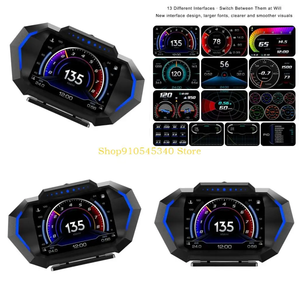 

U2JA Двухрежимный проекционный дисплей для автомобилей, поддерживающих протоколы OBD2 и отслеживание