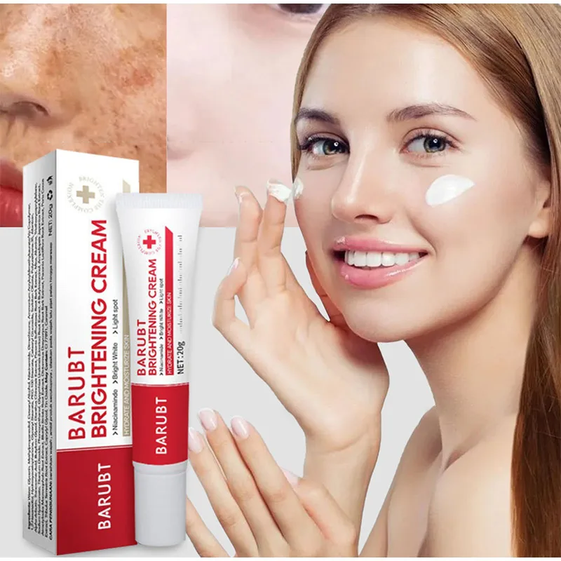 Whitening Freckles Face Cream Removal Dark Spots Corrector Brighten Skin Fast Melanin Pigmentation Brighten for Beauty Care