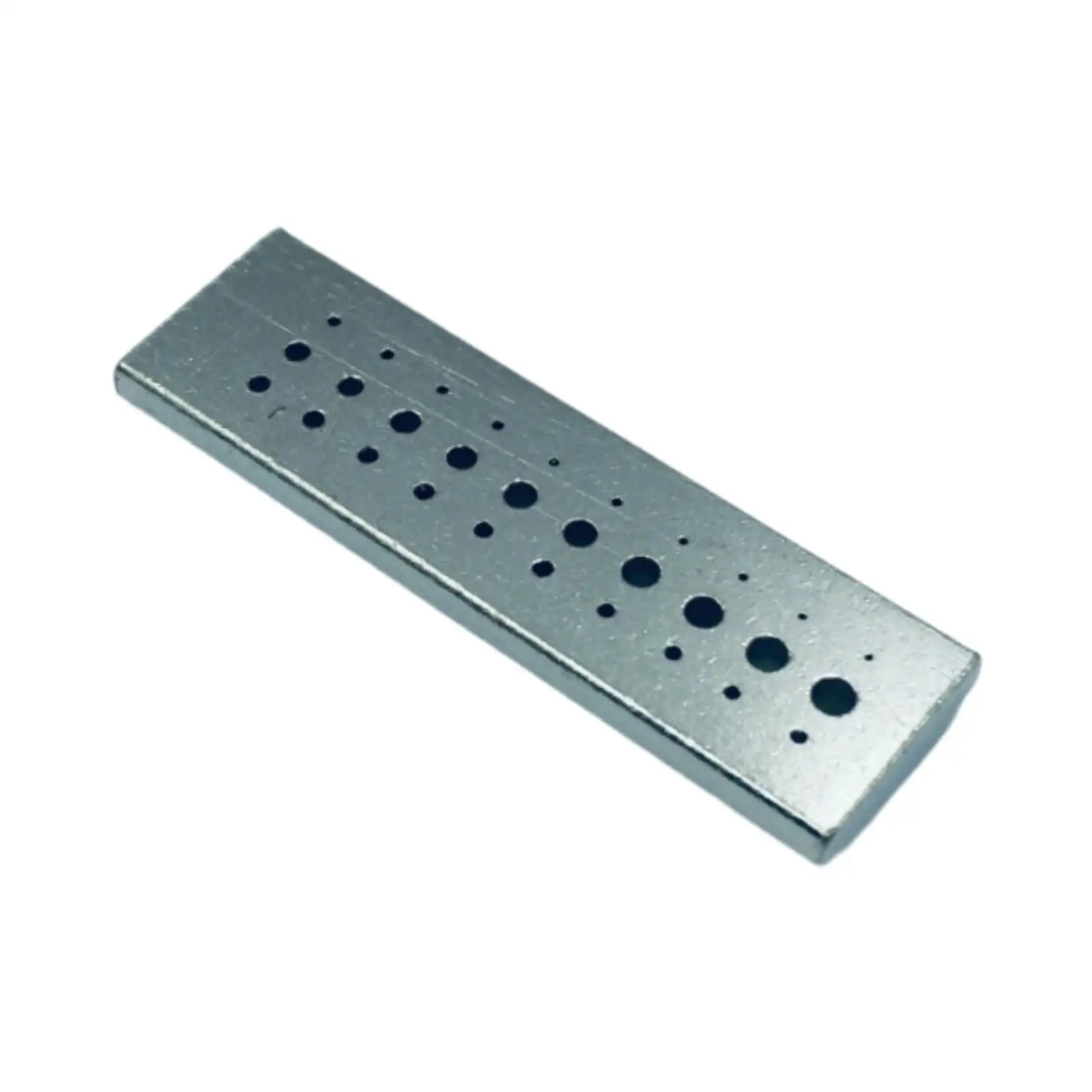 Professional Watch Repair Riveting Stake Hole Punching Plate Compact Metal Tool for Staking Watch Straps and Bracelets