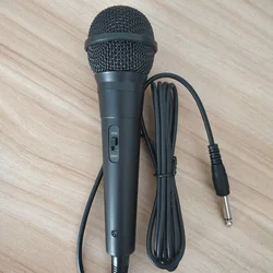 Handheld Microphone Wired Stage Mic-Speaker Portable Home Karaoke Singing Player Machine