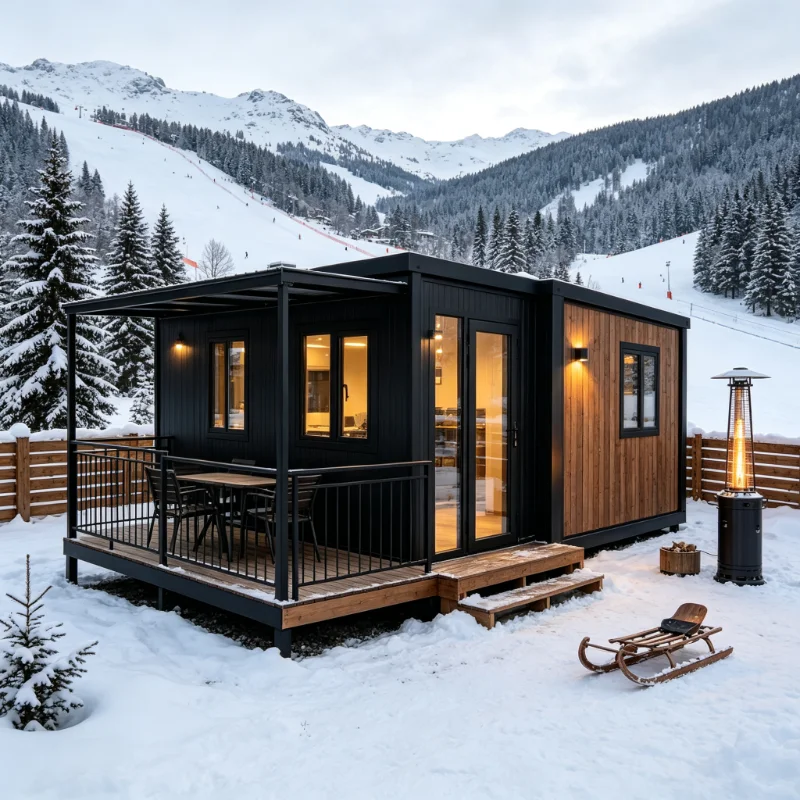 AU Standard Wind Resistant 20/40 Ft Granny Flat House Ready to Live Expandable Prefabricated Container House Granny Flat House