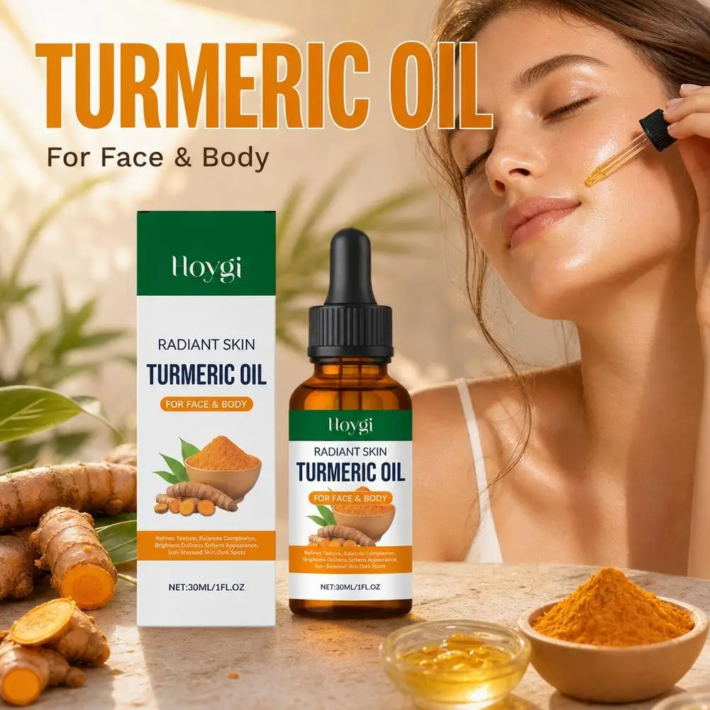 Turmeric Face Serum Turmeric Anti-oxidation Serum Turmeric Dark Spot Corrector Serum Facial Brighten Exfoliating Turmeric Oil
