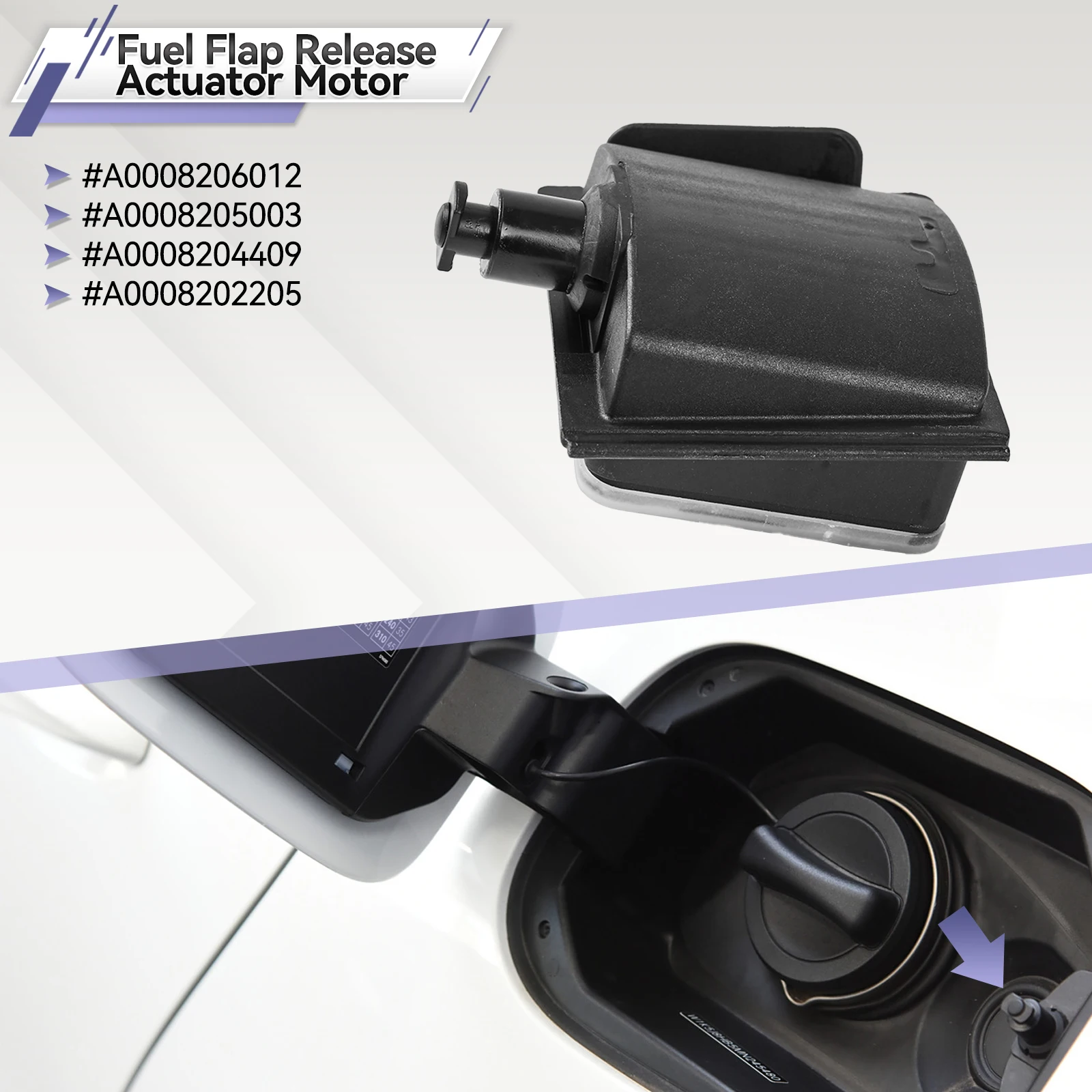 

Fuel Filler Door Lock Actuator Motor #A0008206012 A0008205003 A0008204409 For Mercedes-Benz W177 W247 A B-Class 18-22 GLA C118