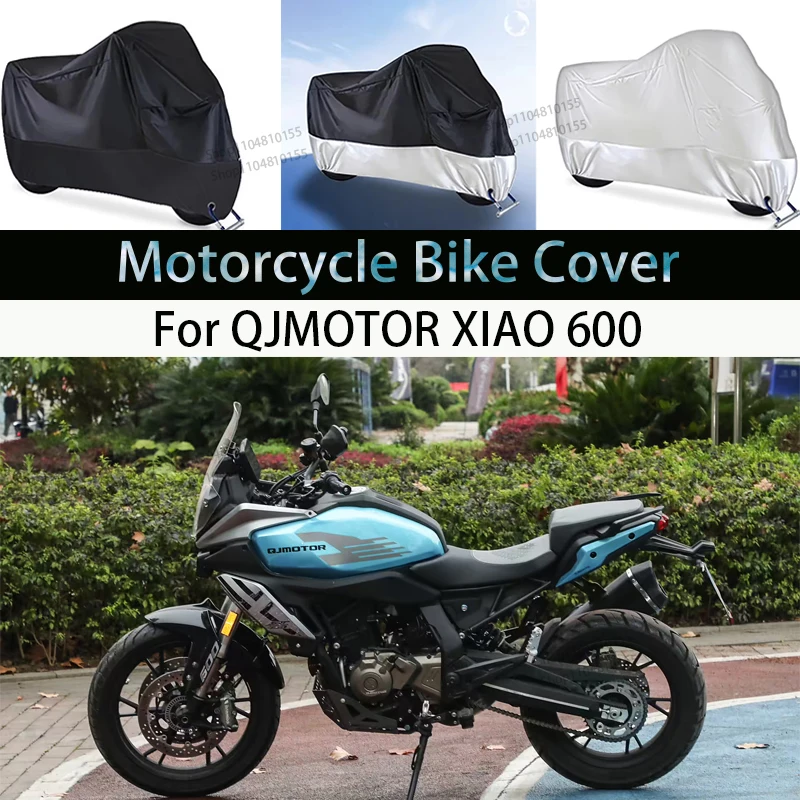 

Чехол для мотоцикла QJMOTOR XIAO 600, дождевик, водонепроницаемый пылезащитный УФ-чехол, пальто для дома и улицы, чехол для мотоцикла, скутера