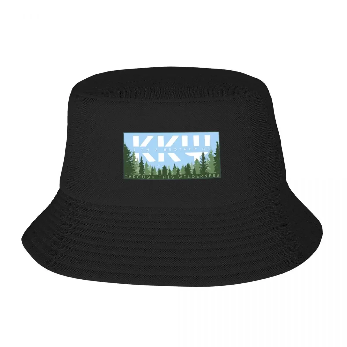 Through This Wilderness (white) Bucket Hat  custom Hat New In Hat Beach Outing Men Women's