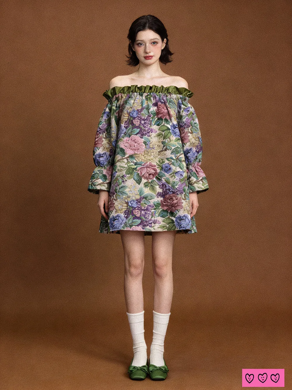 

Original Independent op LASS LIZ Spring 2026 New Vintage Fairy Loose Hanfu Dr High Waist A-Line Long Sve