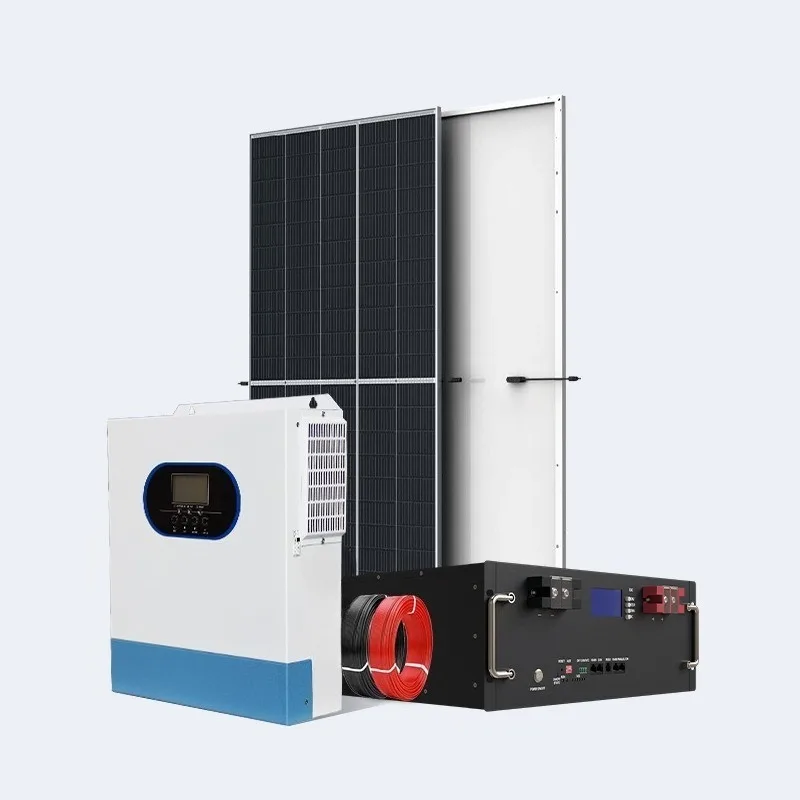 

Household solar photovoltaic power generation system A complete set of 220V and off-grid energy air conditioning power supply